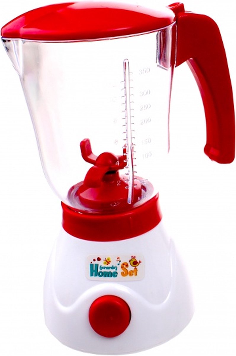 ApolloX speelgoedblender licht en geluid 21 cm rood/wit